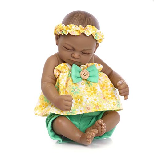 Mini Soft Silicone Reborn Baby Doll Vinyl Lifelike Baby 